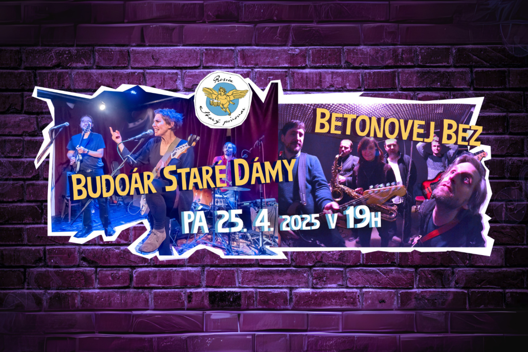 Koncert Budoár staré dámy + Betonovej bez